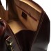 Дорожная сумка из кожи Италия VALENTINA BROWN 8815G-03